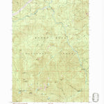 United States Geological Survey Bull Of The Woods, OR (1985, 24000-Scale) digital map