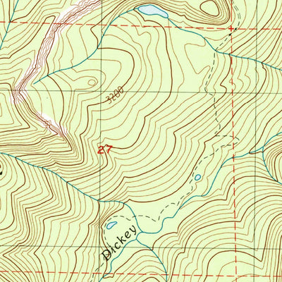 United States Geological Survey Bull Of The Woods, OR (1985, 24000-Scale) digital map