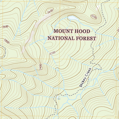 United States Geological Survey Bull of the Woods, OR (2020, 24000-Scale) digital map