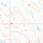 United States Geological Survey Bull Run Creek, SD (1978, 24000-Scale) digital map
