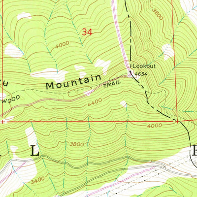 United States Geological Survey Bull Run Lake, OR (1962, 24000-Scale) digital map