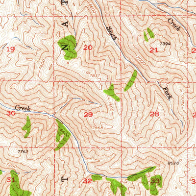 United States Geological Survey Bull Run, NV (1956, 62500-Scale) digital map