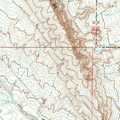 United States Geological Survey Bull Springs, WY (1960, 24000-Scale) digital map