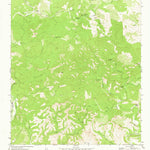 United States Geological Survey Bull Waterhole, TX (1974, 24000-Scale) digital map