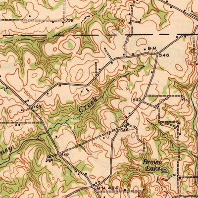 United States Geological Survey Bullard, TX (1948, 62500-Scale) digital map