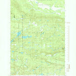 United States Geological Survey Bulldog Lake, MI (1985, 24000-Scale) digital map