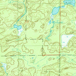 United States Geological Survey Bulldog Lake, MI (1985, 24000-Scale) digital map