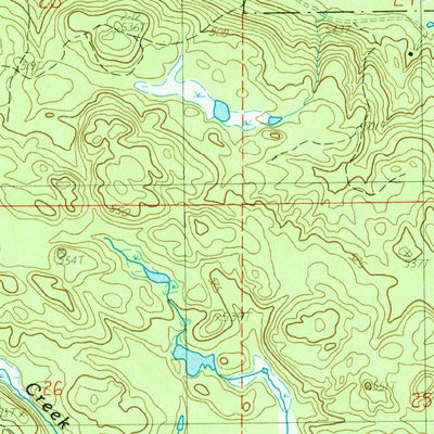 United States Geological Survey Bulldog Lake, MI (1985, 24000-Scale) digital map