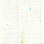 United States Geological Survey Bulldog Mesa, NM (1968, 24000-Scale) digital map
