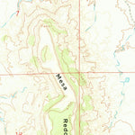United States Geological Survey Bulldog Mesa, NM (1968, 24000-Scale) digital map