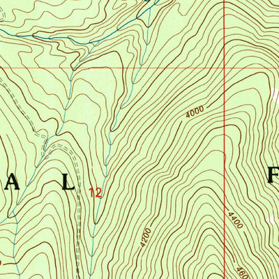 United States Geological Survey Bulldog Mountain, WA (1992, 24000-Scale) digital map