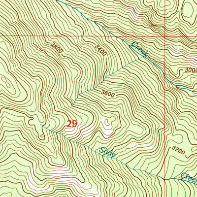 United States Geological Survey Bulldog Mountain, WA (1992, 24000-Scale) digital map