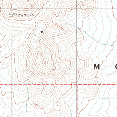 United States Geological Survey Bullfrog Mountain, NV (1986, 24000-Scale) digital map