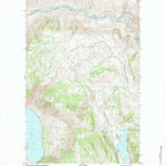 United States Geological Survey Bullfrog Mountain, WA (1982, 24000-Scale) digital map