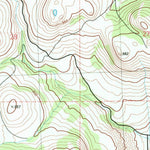 United States Geological Survey Bullfrog Mountain, WA (1982, 24000-Scale) digital map