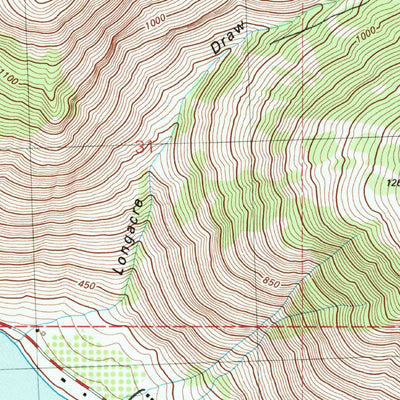 United States Geological Survey Bullfrog Mountain, WA (1982, 24000-Scale) digital map