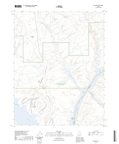 United States Geological Survey Bullfrog, UT (2023, 24000-Scale) digital map