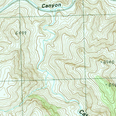 United States Geological Survey Bullgrass Knoll, UT (1991, 24000-Scale) digital map