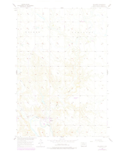 United States Geological Survey Bullhead, SD (1956, 24000-Scale) digital map