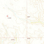 United States Geological Survey Bullhead, SD (1956, 24000-Scale) digital map