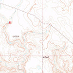 United States Geological Survey Bullhead SW, SD (1956, 24000-Scale) digital map
