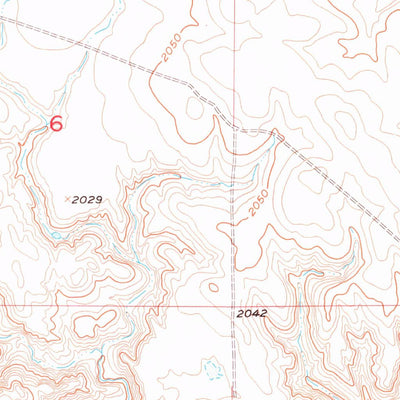 United States Geological Survey Bullhead SW, SD (1956, 24000-Scale) digital map
