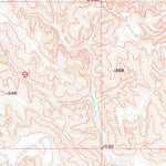 United States Geological Survey Bullhead SW, SD (1956, 24000-Scale) digital map