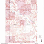 United States Geological Survey Bullion Butte, ND (1997, 24000-Scale) digital map