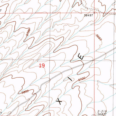 United States Geological Survey Bullion, NV (1985, 24000-Scale) digital map
