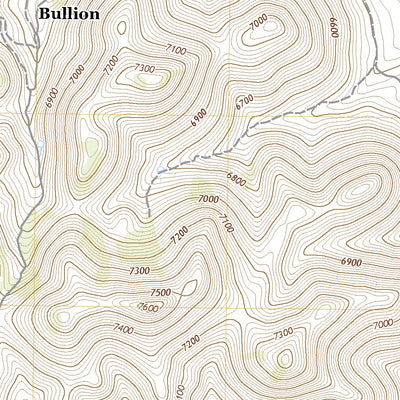 United States Geological Survey Bullion, NV (2018, 24000-Scale) digital map