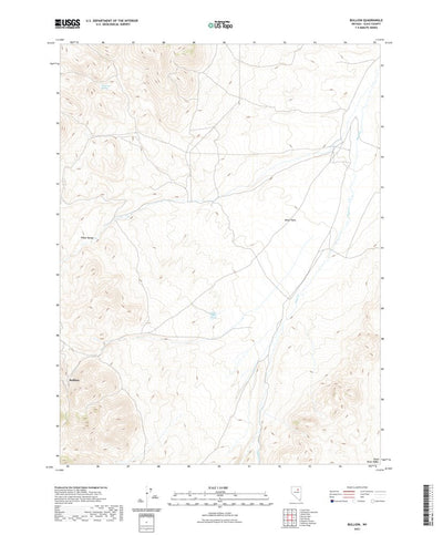 United States Geological Survey Bullion, NV (2021, 24000-Scale) digital map