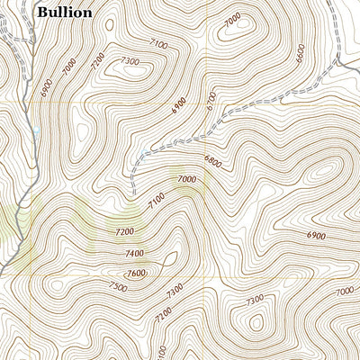 United States Geological Survey Bullion, NV (2021, 24000-Scale) digital map