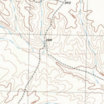 United States Geological Survey Bullis Gap NE, TX (1983, 24000-Scale) digital map