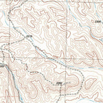 United States Geological Survey Bullis Gap NE, TX (1983, 24000-Scale) digital map
