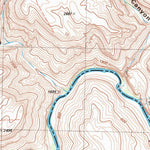 United States Geological Survey Bullis Gap, TX (1983, 24000-Scale) digital map