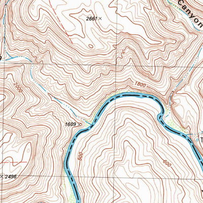 United States Geological Survey Bullis Gap, TX (1983, 24000-Scale) digital map