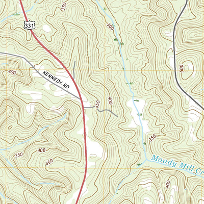 United States Geological Survey Bullock, AL (2020, 24000-Scale) digital map