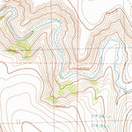 United States Geological Survey Bullock Gulch, OR (1990, 24000-Scale) digital map