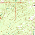 United States Geological Survey Bullrun Rock, OR (1972, 24000-Scale) digital map
