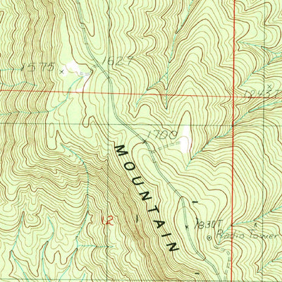 United States Geological Survey Bulls Gap, AL (1987, 24000-Scale) digital map