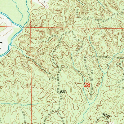 United States Geological Survey Bulls Gap, AL (2001, 24000-Scale) digital map