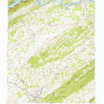 United States Geological Survey Bulls Gap, TN (1962, 24000-Scale) digital map