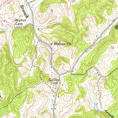 United States Geological Survey Bulls Gap, TN (1962, 24000-Scale) digital map
