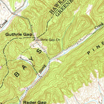 United States Geological Survey Bulls Gap, TN (1962, 24000-Scale) digital map