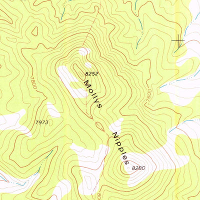 United States Geological Survey Bullwhack Summit, NV (1977, 24000-Scale) digital map
