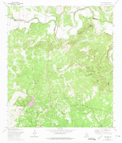 United States Geological Survey Bulverde, TX (1967, 24000-Scale) digital map