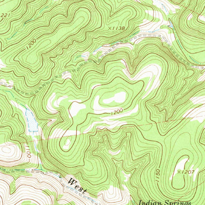 United States Geological Survey Bulverde, TX (1967, 24000-Scale) digital map