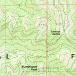 United States Geological Survey Bumblebee Peak, ID (1985, 24000-Scale) digital map
