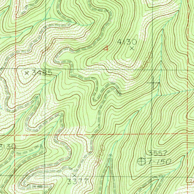 United States Geological Survey Bumblebee Peak, ID (1985, 24000-Scale) digital map