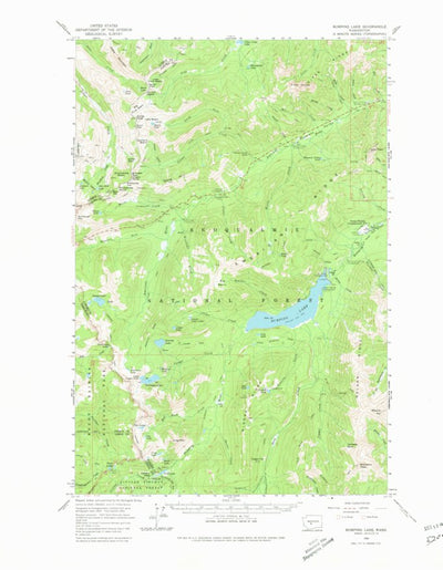 United States Geological Survey Bumping Lake, WA (1962, 62500-Scale) digital map